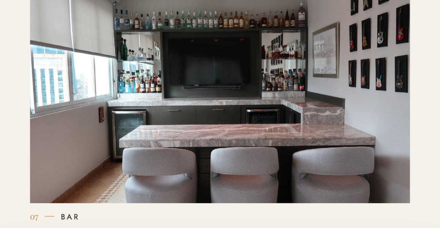 Bar de mármol